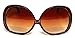 Tantino® Big Huge Oversized Square Sunglasses Womens Fashion Tortoise Frame