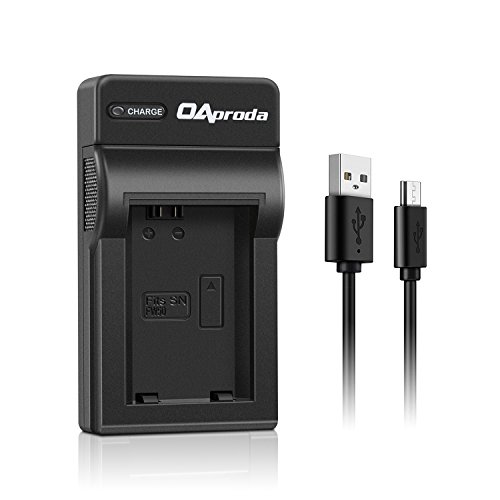OAproda NP-FW50 New Generation High Efficient Silm Micro USB Battery Charger for Sony Alpha a7R, a7S, a7S, a7, a7s II, a6500, a6300, a6000, NEX-3, NEX-5N, NEX-5, NEX-5R, NEX-5T, RX10 Digital Camera