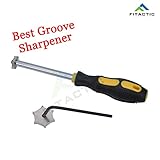 PayandPack MX60 (1-pack) Golf Club Iron Wedge Groove Regrooving Sharpener Cleaner Tool + one FREE Sharpening HEX Head