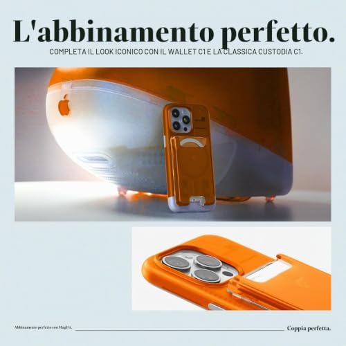 Classic C1 MagFit Portafoglio Magnetico 3 Carte MagSafe & Pixelsnap