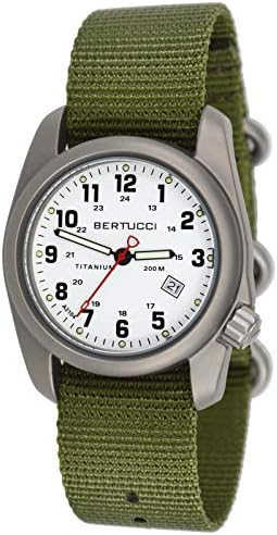 Amazon.com: BERTUCCI A-2T Vintage Watch | Green Dial | Swiss Super