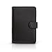 RFID Blocking Leather Travel Passport Holder With Snap, Bifold Wallet For Men And Women, Black