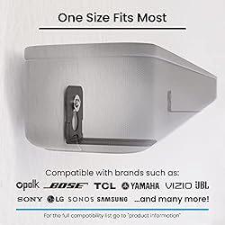 EVEO Universal Soundbar Mount - 2 Pack for 2