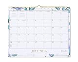 Blue Sky Jillian Gold Foil Academic Year 16/17 Monthly 15 x 12 Wall Calendar