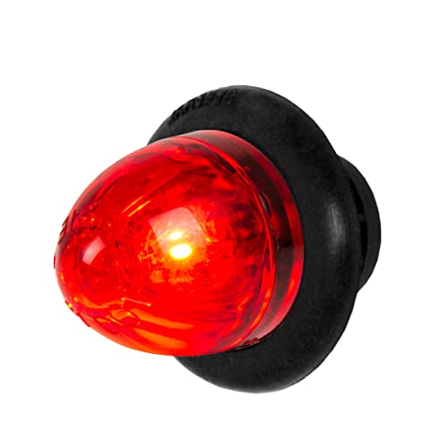GG Grand General 75452 1 inch Mini Push/Screw Watermelon Red/Red Dual Function LED Light with Grommet at Amazon