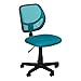 Fat Catalog Colorful Low-Back Mesh Computer Task Chair Teal