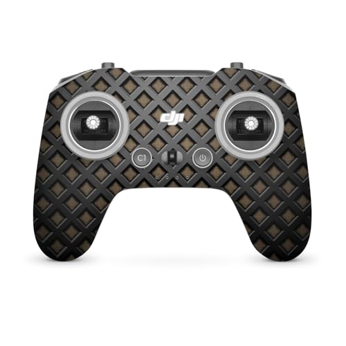 Remote Skin Compatible with DJI FPV Remote Controller 3 - Black Wall - Premium…