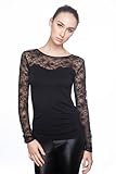 Emma's Mode Junior Upper Sheer Lace Back Top