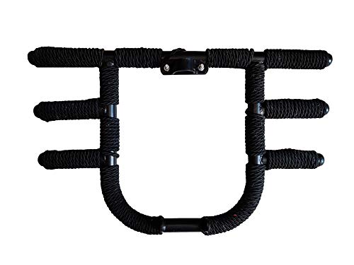 KW Black Rope Wrapped 3 Rod Safety Crash Leg Guard for Royal Enfield Bullet Classic 350 & 500, Standard & Electra