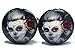 Female Zombie Stainless Steel Stud Earrings
