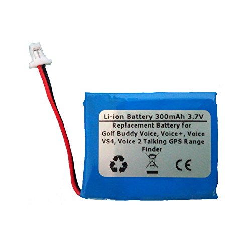300mAh/3.7V Li-Polymer Replacement Battery For Golf Buddy Voice, Voice+, Voice VS4, Voice 2 Talking GPS Range Finder