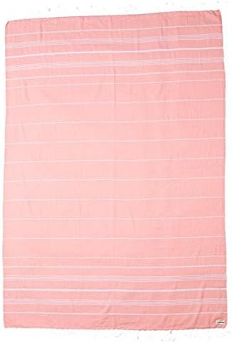 Peach Extra Large (XL) Beach Towel Blanket Tapestry Wall Hanging - 100% Turkish Cotton by Sand Cloud - As Seen on Shark Tank