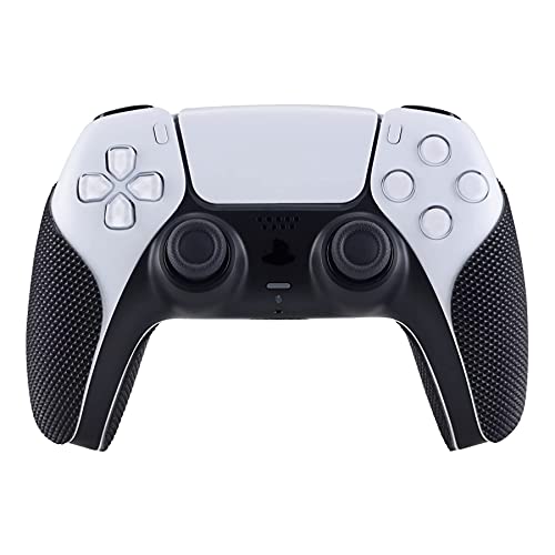 eXtremeRate PlayVital Anti-Skid Sweat-Absorbent Controller Grip for ps5 Controller, Professional Textured Soft Rubber Pads Handle Grips for ps5 Controller - Diamond Grain