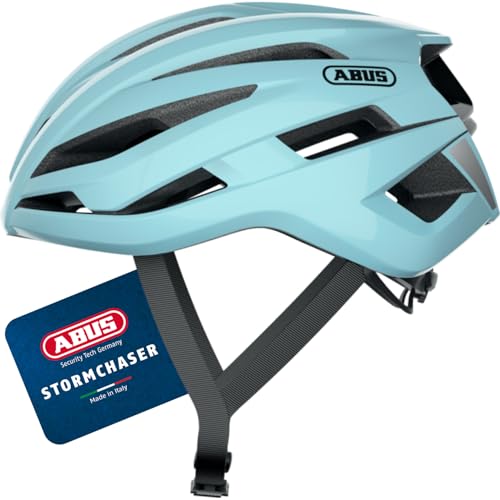 ABUS Road Bike Helmet StormChaser, Light Blue, Size L