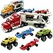 YMCtoys High Powered Truck Strong Power Truck Series Auto Carrier W4 Cars Toy for Kids (Colors May Vary)