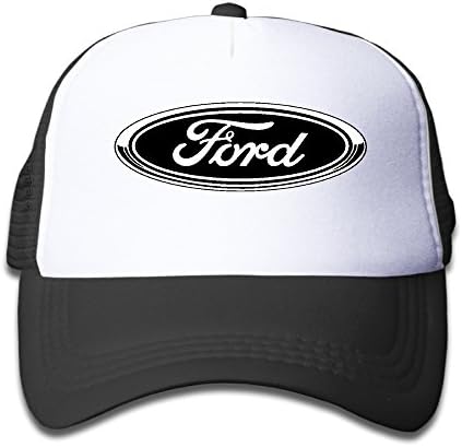 AALEXXJI1 Youth Ford Logo Adjustable Mesh Trucker Caps Hats For Boys &amp; Girls