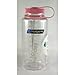 Nalgene Wide Mouth Bottle - 32 oz., Clear w/ Pink Cap