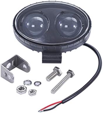 Elenxs 20W 12-80V IP67 Waterproof Blue LED Warning Signal Lamp Forklift Truck Working Spot Safety Light Spotlight
