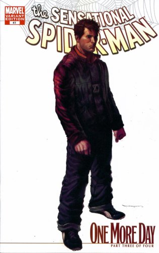 Amazon Com The Sensational Spider Man 41 One More Day Part Three Marko Djurdjevic Variant Cover Marvel Comics J Michael Straczynski Joe Quesada Books