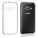 kwmobile Crystal Case Compatible with Samsung Galaxy J1 (2015) - Soft Flexible TPU Silicone Protective Cover - Transparent