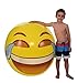 Emoji Universe: Gigantic 56 Tears of Joy Beach Ball; ALMOST 5 FEET!