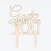 Ella Celebration God Gave Me You Wooden Wedding Cake Topper Christian Religious Rustic Wood Decoration (God Gave Me You)