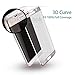 S7 edge screen protector, Klearlook unique [Fingerprint-killer] Anti Glare 3D curve GLASS screen protector for S7 edge. [Front+Back protection] Silver Frame color