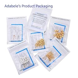 Adabele 200pcs Hypoallergenic Stud Earring Posts