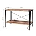IRONCK Industrial Console Table for Entryway, Sofa Table, Entryway Table with Storage, Sofa Table 1.97