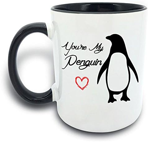 Funny Mug - You're My Penguin - 11 OZ Coffee Mugs - Gift for Best Dad Mom Husband Wife Uncle Aunt Grandpa Grandma Ever Ceramic Mug White Black