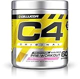 Cellucor C4 Pre Workout Supplements with Creatine, Nitric Oxide, Beta Alanine and Energy, 60 Servings, Pink Lemonade, 13.75 Oz / 390g by Cellucor