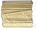 Rayson Wax Sticks 100 Pieces Large Wood Spatulas Craft Sticks Spatulas Applicators for Hair Removal Eyebrow and Body