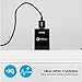 USB Wall Charger with Quick Charge 2.0, TIKONO Quick Charger for Samsung Galaxy S7/S7 Edge/S6 Edge/Plus, Note 5, LG G4 / V10, Moto X, HTC and more | Qualcomm Certified (Black)