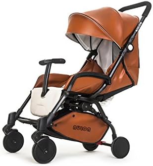 Homespon Foldable Lightweight Convenience Stroller Infant Baby Pushchair,Brown