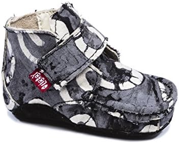 Olibaby Unisex-baby Nimba Salt and Pepper Canvas 18-24 months Shoe (Infant)