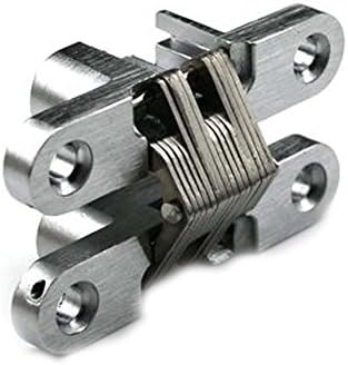 MOEUP Pack of 2 Concealed Hinges Door Hinge Stainless Steel Heavy High Capacity (43.7 MM )