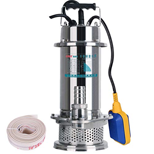TY BEI Submersible Pump 220V Farm Irrigation Pump Large Flow Clear Water Pump 304 Stainless Steel (Size : 250W(F))