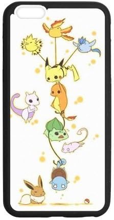 New Arrival Custom iphone 6 plus Case, Pikachu Back Case Skin TPU For iphone 6 5.5"