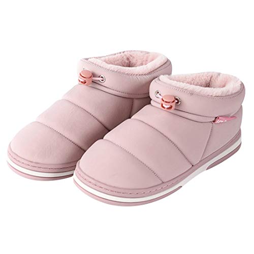 Jiyaru Winter Warm Booties Waterproof Ankle Boots Outdoor Snow Shoes Anti-Slip Outdoor