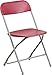 Flash Furniture Hercules Series Plastic Folding Chair - Red - 650LB Weight Capacity Comfortable Event Chair - Lightweight Folding Chair