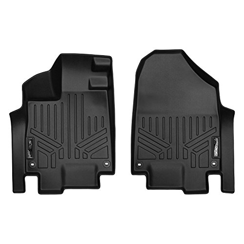 SMARTLINER Floor Mats 1st Row Liner Set Black for 2018-2019 Honda Odyssey (All Models)