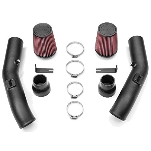 SBD 3" Black Air Intake w/ Removeable Bracket &amp; K&amp;N Filter for 2009+ Nissan GT-R