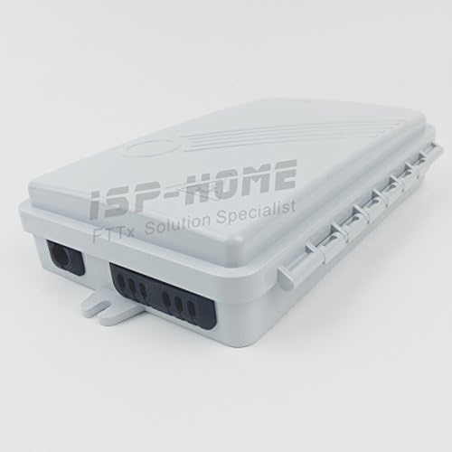 6 Core FTTH Fiber Optic Distribution Box, Terminal Box ABS Outdoor FTTH Terminal Box