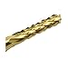 SHINA 10Pcs 1.5-3.175 mm Titanium Coat Carbide End Mill Engraving Bits CNC Rotary Burrs Set Tool PCB Mould Plastic Fiber Carbon Fiber Hardwood, 1/8'' Shank