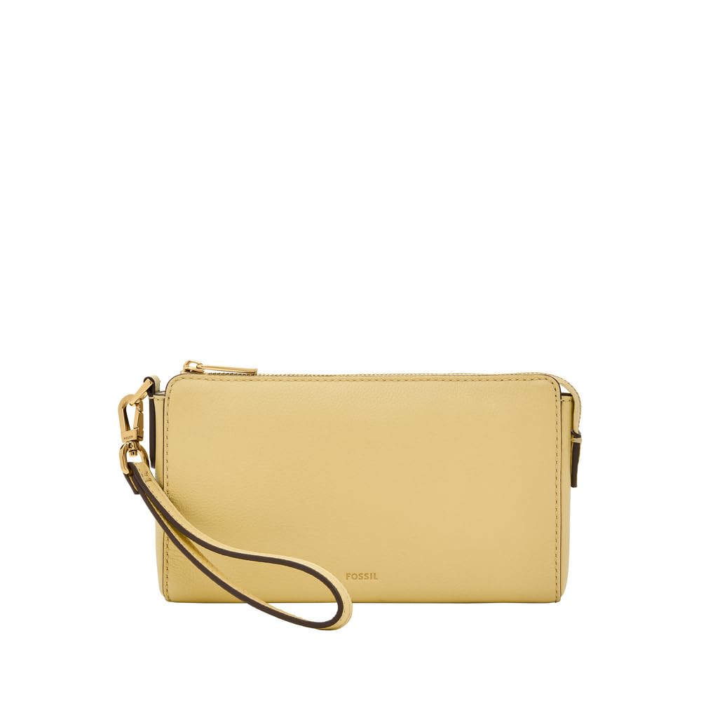 Fossil Wristlet Pouch, Yellow Daze