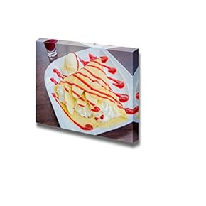 Strawberry Crepe Dessert Wall Decor