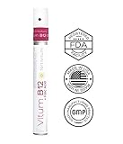 Vitamin B12 Methylcobalamin (Methyl B12) liquid spray with Folic Acid. High 93% Absorption Rate, Vegan-Friendly Vitamin for Brain Health and Natural Energy Boost, 60-Day Supply