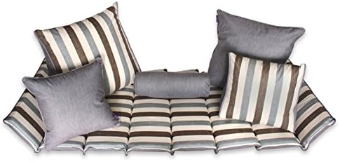 Bay window cushion,Sill cushion retro bay window cushion cover seats sill pad window bench mat sofa mat rug tatami mats for living room bedroom-C 60x168cm(24x66inch)