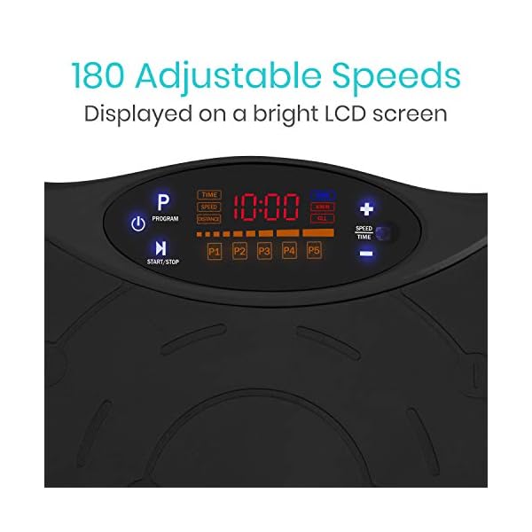 Vive-Shake-Plate-Vibration-Platform-with-Resistance-Exercise-Band-Vibrating-Fat-Shaker-Power-Machine-Equipment-for-Whole-Body-Home-Fitness-Pulsating-Weight-Loss-Training Vive Shake Plate - Vibration Platform with Resistance Exercise Band - Vibrating Shaker Power Machine - Equipment for…