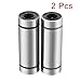 uxcell 2pcs LM6LUU 6x12x35mm Double Side Rubber Seal Linear Motion Ball Bearing Bushing